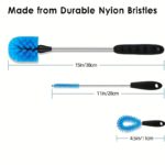 Stainless Steel Bottle Brush Set for Effortless Cleaning - صورة 9