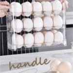 Refrigerator Egg Organizer – 3-Tier Clear Storage Solution - صورة 13