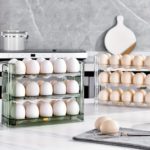 Refrigerator Egg Organizer – 3-Tier Clear Storage Solution - صورة 6