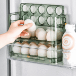 Refrigerator Egg Organizer – 3-Tier Clear Storage Solution - صورة 9