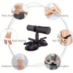 Portable Dual Suction Sit-Up Bar for Core Workouts - Image 3
