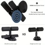 Portable Dual Suction Sit-Up Bar for Core Workouts