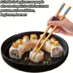 Silicone Chopsticks Holder, Durable PE, Easy Grip Set - صورة 3