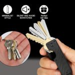 Compact Aluminum Keychain Holder: Sleek & Durable Design - صورة 4