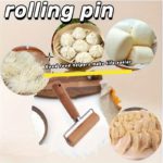 Beech Wood Rolling Pin - Perfect Dough Roller for Baking - صورة 5