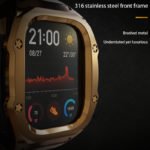 Luxury Silicone Band & Steel Case for Apple Watch 49 mm - Image 6