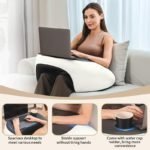 Cozy Arm Rest Lap Desk Pillow with Side Pocket - Image 5