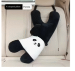 Dino-Cat Plush Car Pillow: Cozy Head Support Cushion