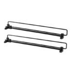 Modern Telescopic Wardrobe Hanger Rod - Durable Metal - Image 2