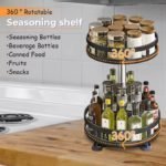 Space-Saving 3-Tier Rotating Spice Rack Organizer - صورة 4