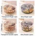 PET Rotatable Snack Storage Box - Space Saver - صورة 3