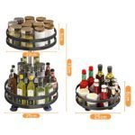 Space-Saving 3-Tier Rotating Spice Rack Organizer