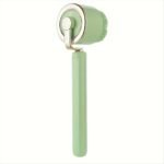 Electric Body Bath Brush with Extended Handle, Green