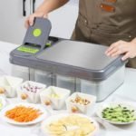 Stainless Steel 3-in-1 Vegetable Cutter Combo - صورة 3