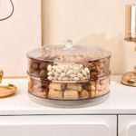 PET Rotatable Snack Storage Box - Space Saver - صورة 4