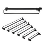 Modern Telescopic Wardrobe Hanger Rod - Durable Metal