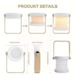 Bedside Table Lamp Retractable Lantern - صورة 6