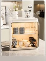 Compact Cup Holder with Drainage for Organized Kitchens - صورة 7