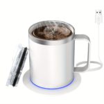Smart Electric Coffee Mug Warmer Set for Desk Use - صورة 5
