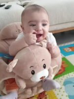 Green Plush Infant Support Chair - Safe, Cozy Learning Seat - صورة 11