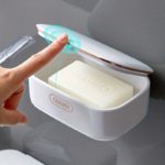 Space-Saving Leakproof Soap Dish with Secure Lid - صورة 2