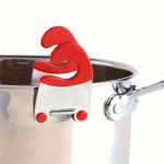 Space-Saving Stainless Steel Pot Clip Holder