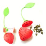 Charming Strawberry Tea Infuser with Easy Grip Handle - Image 2