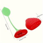 Charming Strawberry Tea Infuser with Easy Grip Handle - Image 4