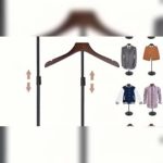 Women's Adjustable Metal Hangers - Flexible & Portable - صورة 6