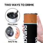 Battery-Inspired Stainless Tumbler: Perfect Gift Idea - صورة 6