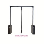 Space-Saving Pull Down Wardrobe Hanger Adjustable