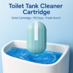 90-Day Blue Flush Toilet Cleaner with Floral Scent - Image 3