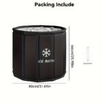 Athlete's Compact Ice Bath Tub - Portable Recovery Soak - صورة 3