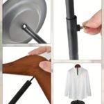 Women's Adjustable Metal Hangers - Flexible & Portable - صورة 5