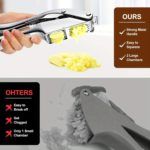 Versatile Stainless Steel Garlic Press & Nut Cracker - صورة 7