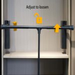 Space-Saving Pull Down Wardrobe Hanger Adjustable - Image 12