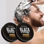 Men's Spice Scented Black Hair Soap Duo, 50 g, 2 Pack
