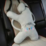 Dino-Cat Plush Car Pillow: Cozy Head Support Cushion - Image 6
