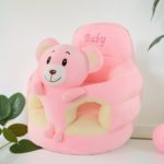 Green Plush Infant Support Chair - Safe, Cozy Learning Seat - صورة 9