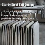 Compact Aluminum Closet Organizer: Space-Saving Solution - صورة 3