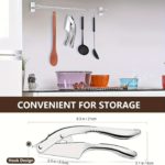 Versatile Stainless Steel Garlic Press & Nut Cracker - صورة 5