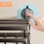 Compact Shower Organizer - No-Drill Suction Cup Design - صورة 4