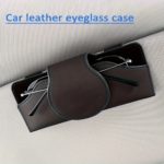 Magnetic Leather Car Visor Glasses Holder Clip - Image 10