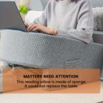 Ergonomic Gray Reading Pillow for Comfortable Gaming - Image 13