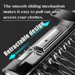 Compact Aluminum Closet Organizer: Space-Saving Solution - صورة 11