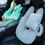 Plush Car Neck Pillow with Ergonomic Support