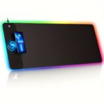 Wireless Charging RGB Gaming Mouse Pad - Vibrant LED Modes - Image 3