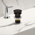 Elegant Matte Black Sink Drain Stopper - Stylish Finish - Image 13