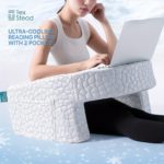 Ergonomic Gray Reading Pillow for Comfortable Gaming - Image 7