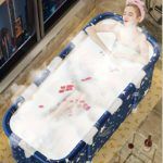 Spacious Portable Bathtub for Adults, No-Inflation Needed - صورة 2